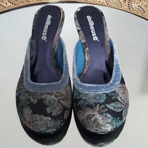 Printed Floral High Heels